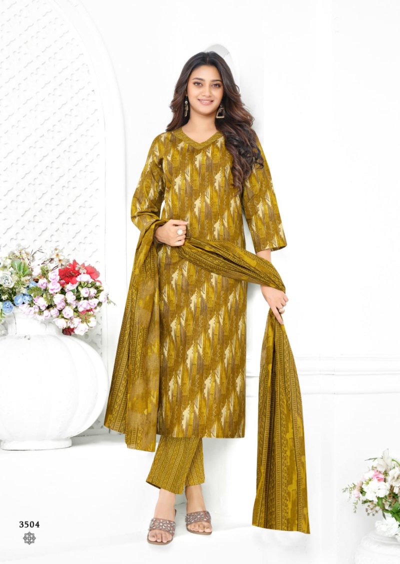 k4u Vol 35 By Kundan Pure Cotton Printed Readymade Dress
